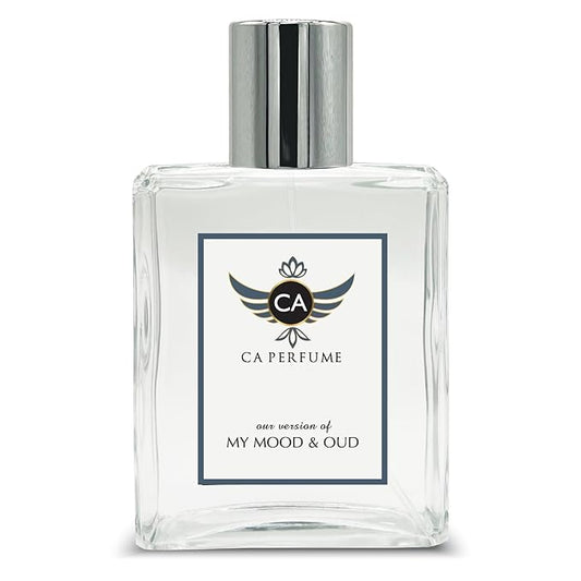 CA Perfume Impression of My Mood & Oud For Men Fragrance Spray 3.4 Fl Oz/100ml-X1