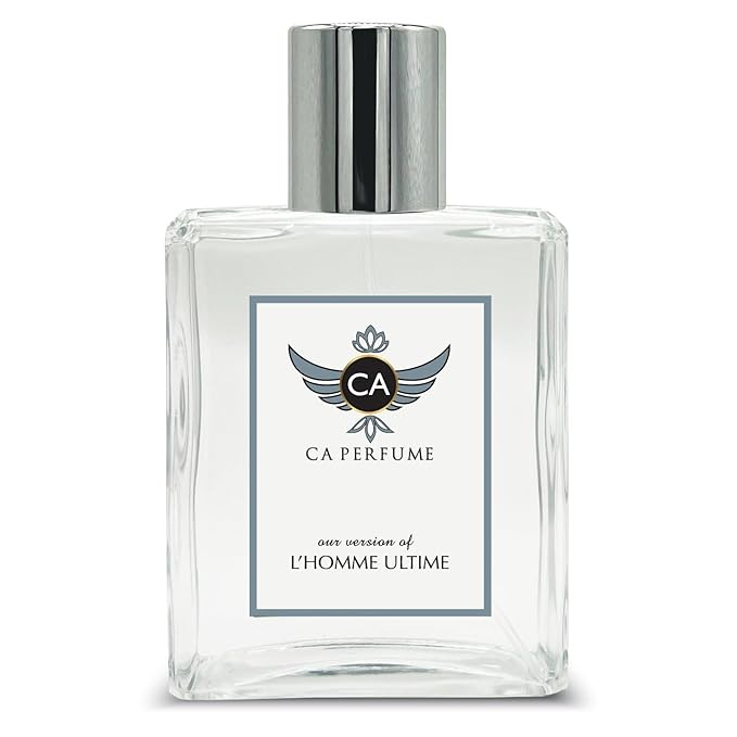 CA Perfume Impression of L' Homme Ultime For Men Fragrance Eau de Parfum Spray Bottle 3.4 Fl Oz/100ml-X1