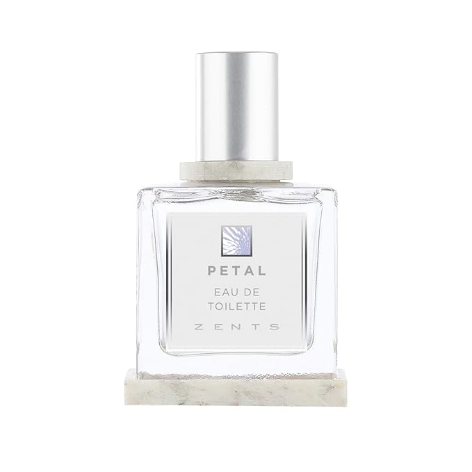 Zents Eau de Parfum (Petal) for Women & Men | Long-Lasting Clean Fragrance with Lily of the Valley, Rose & Lemon | Floral & Fresh Scent | 1.69 oz