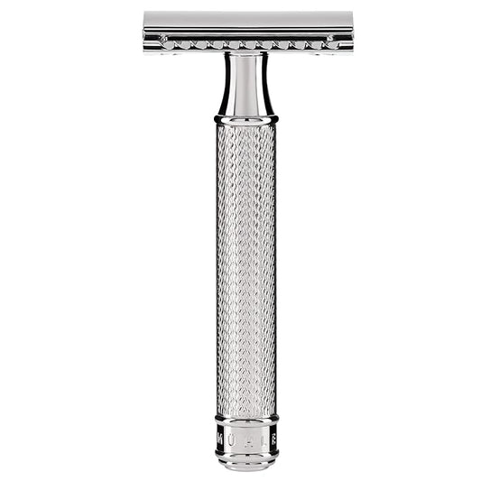 MÜHLE TRADITIONAL R89 Double Edge Safety Razor (Closed Comb) | Perfect for Everyday Use | Barbershop Quality Close Smooth Shave | Luxury Razor for Men