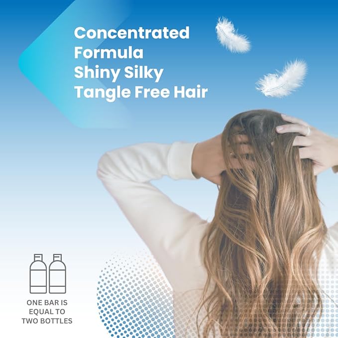 Spiraleaf Solid Conditioner Bars x2 – UNSCENTED Conditioner Bars, All Hair Types, Rich Nourishing Oils, Fragrance-Free, Dye-Free, Concentrated Formula, Crafted in the USA