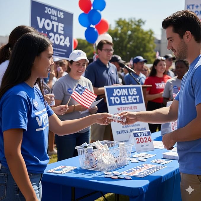 Custom Political Campaign Lip Balm - Vote for [Candidate] Election Giveaways - Bulk Promotional Items for Congress Senate Mayor Campaigns