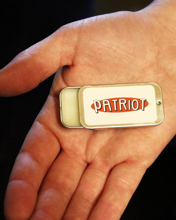 FURY BROS. TAGS Men’s Solid Cologne | Patriot | Campfire & Fresh-Cut Tobacco | Beeswax Grapeseed Oil Fragrance | Made in USA | Travel Size .25 oz