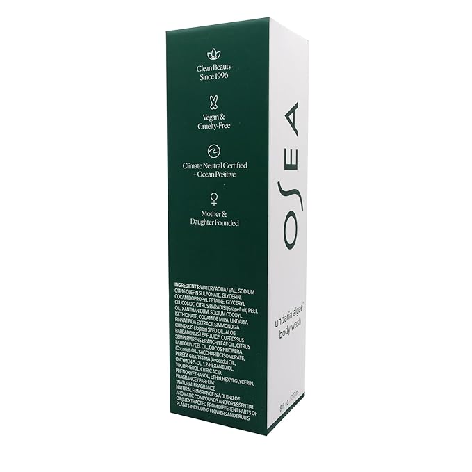 OSEA Undaria Algae™ Body Wash 8 fl oz - Hydrating & Moisturizing Body Wash - Citrus Scented Cleanser