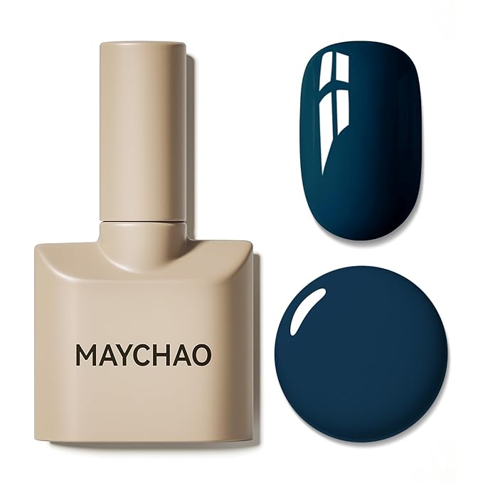 MAYCHAO 15ML Gel Nail Polish 1Pc Green Blue Gel Polish Soak Off UV LED Nail Polish Nail Art Starter Manicure Salon DIY at Home, 0.5 OZ