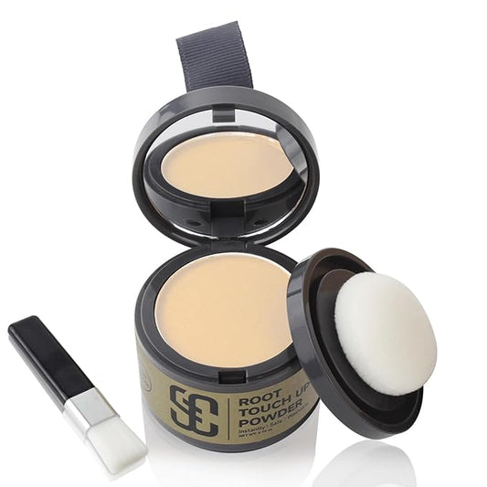 SOVONCARE Hairline Powder - Root Touch Up & Gray Hair Concealer for Men and Women, Instantly Covers Thinning Hair and Bald Spots, Natural-Looking Coverage Light Blonde