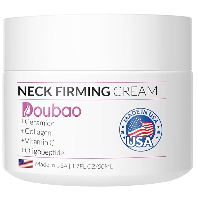 Anti-Aging Moisturizer Face Cream with Collagen, Neck Creams for Tightening and Firming - Made in USA, Day & Night Facial Skin Care Wrinkle Cream, Instant Lift Cream for Neck Face Décolleté -1.7fl. oz