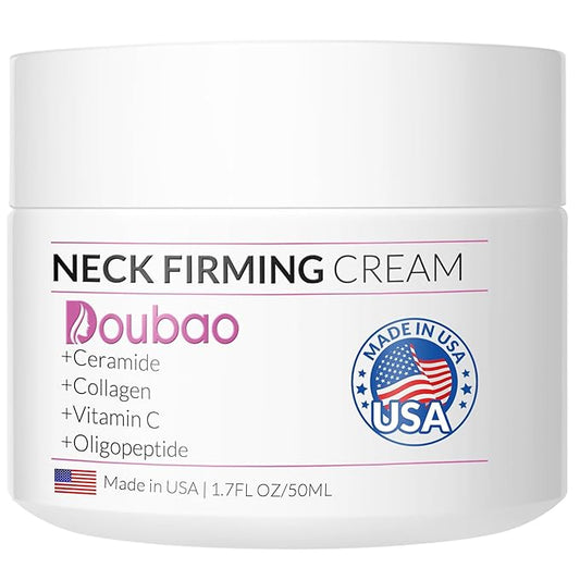 Anti-Aging Moisturizer Face Cream with Collagen, Neck Creams for Tightening and Firming - Made in USA, Day & Night Facial Skin Care Wrinkle Cream, Instant Lift Cream for Neck Face Décolleté -1.7fl. oz