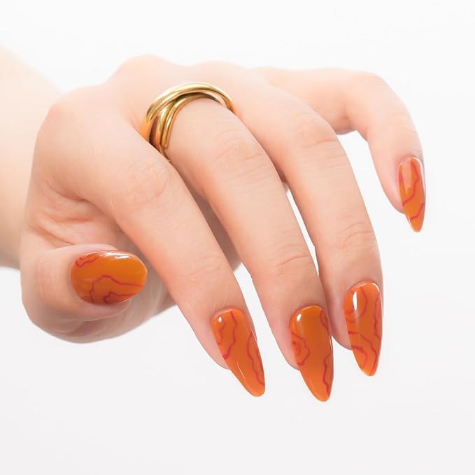 MAYCHAO 15ML Orange Gel Nail Polish 1Pc Marmalade Gel Polish Soak Off UV LED Nail Polish Nail Art Starter Manicure Salon DIY at Home, 0.5 OZ