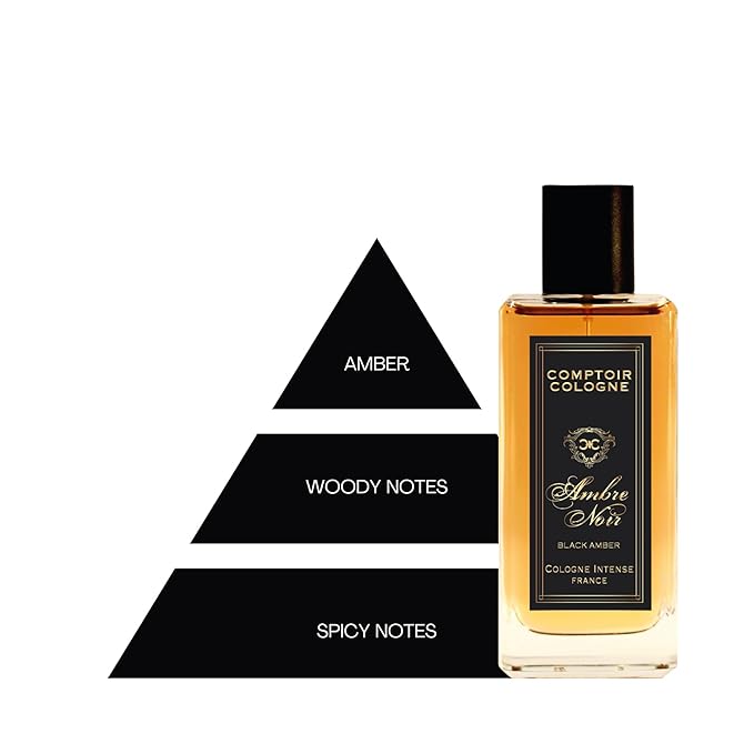 Black Amber Intense - Cologne for Men with Sun-Drenched Citrus, Cedar, and Amber Notes - Long Lasting Warm, Woody Scent - 3.3 oz