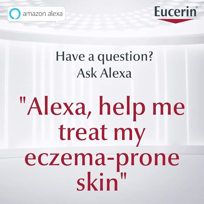 Eucerin Eczema Relief Cream, Full Body Lotion for Eczema-Prone Skin, Moisturizing Eczema Cream, Body Moisturizer, Multi-Pack, 8 oz. Tube (Pack of 3)