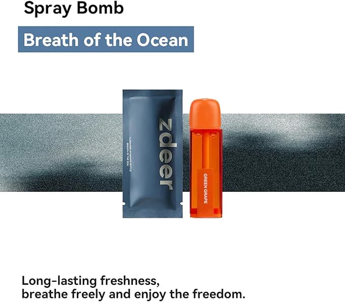 Smart Electric Oral Spray Refill for PW13 – 3-Pack (Breath of The Sea) – Ocean-Inspired Coolness for a Crisp, Clean Feel