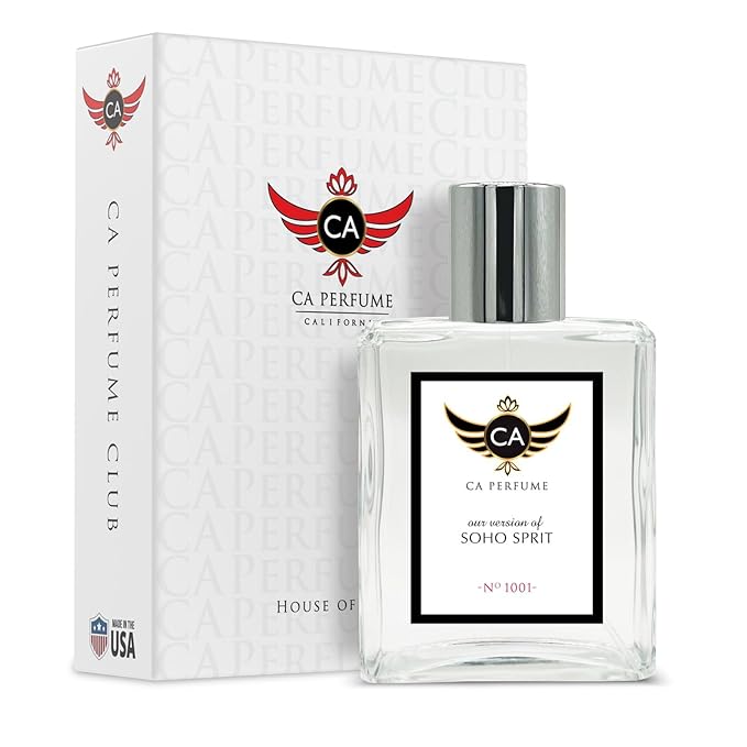 CA Perfume Impression of Soho Sprit for Women & Men Eau De Parfum Spray Long Lasting Floral Woody Musk Perfume (3.4 Fl Oz / 100ml)
