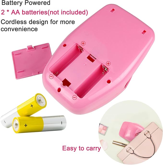 Cute Nail Dryer for Kids, Christmas Gifts for Girls, Quick Dry Pink Nail Fan Dryer, Mini and Portabe Nail Dryer for Regular Polish, Perfect Addition to Kids Nail Polish Set for Girls