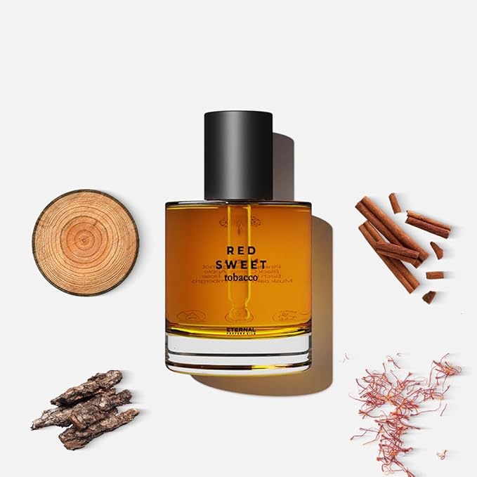 Red Sweet T0bacco Perfume Oil Inspired by Spïcë Träïl | Long Lasting Perfume Oil for Women and Men (Unisex) - 50ml with Bonus 30ml (Pack of 2)