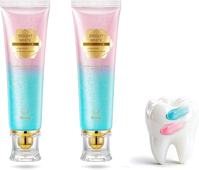 Niacinamide Whitening Toothpaste Natural Mild and Non-Irritating Nicotinamide White Toothpaste Prevents Tooth Decay Freshens Breath, and Promotes Oral Health