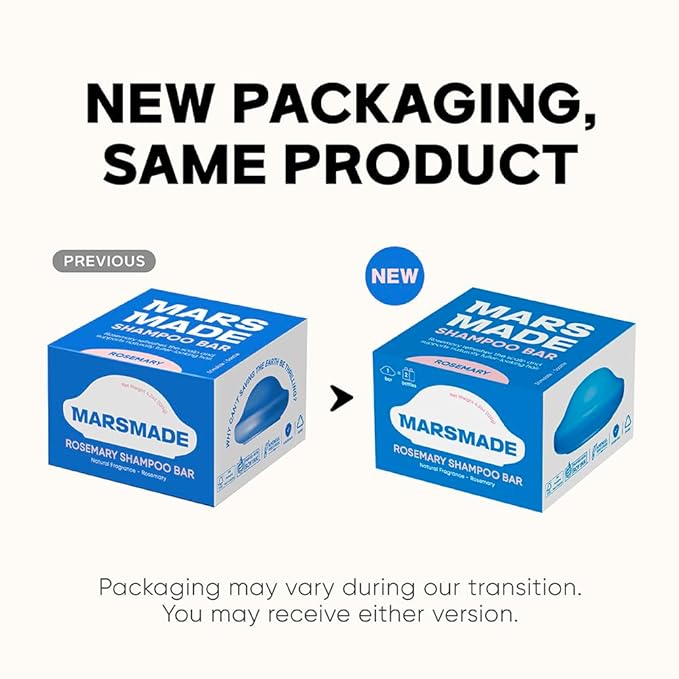 Rosemary Shampoo Bar 2.0 - Hydrating & Moisturizing Natural Hair Soap Bar Shampoo for Hair Volume & Scalp Nourishment - Bathing Soap Solid Shampoo for All Hair Types (120g, 4.23oz)