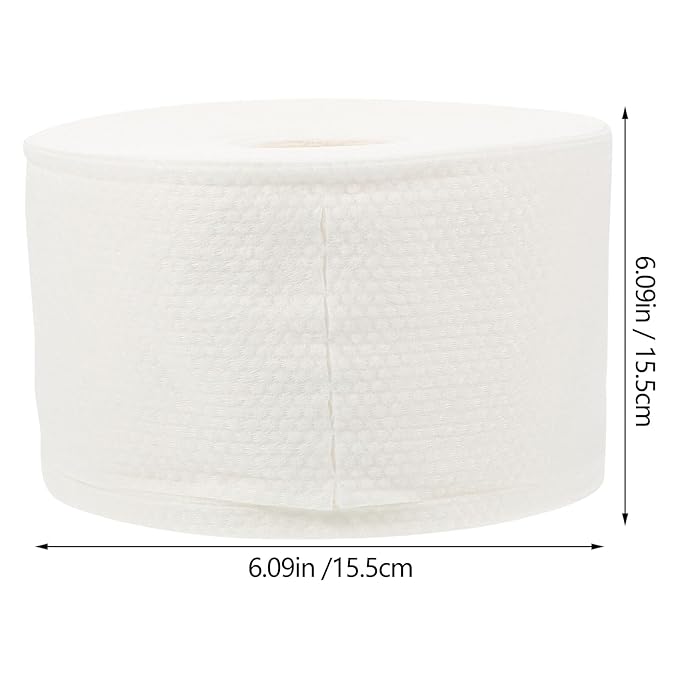 Thickened Disposable Facial Towels Soft Non-woven Makeup Removing Cloths for Sensitive Skin Wet and Dry Use Mild Cleansing Face Wipes for Women