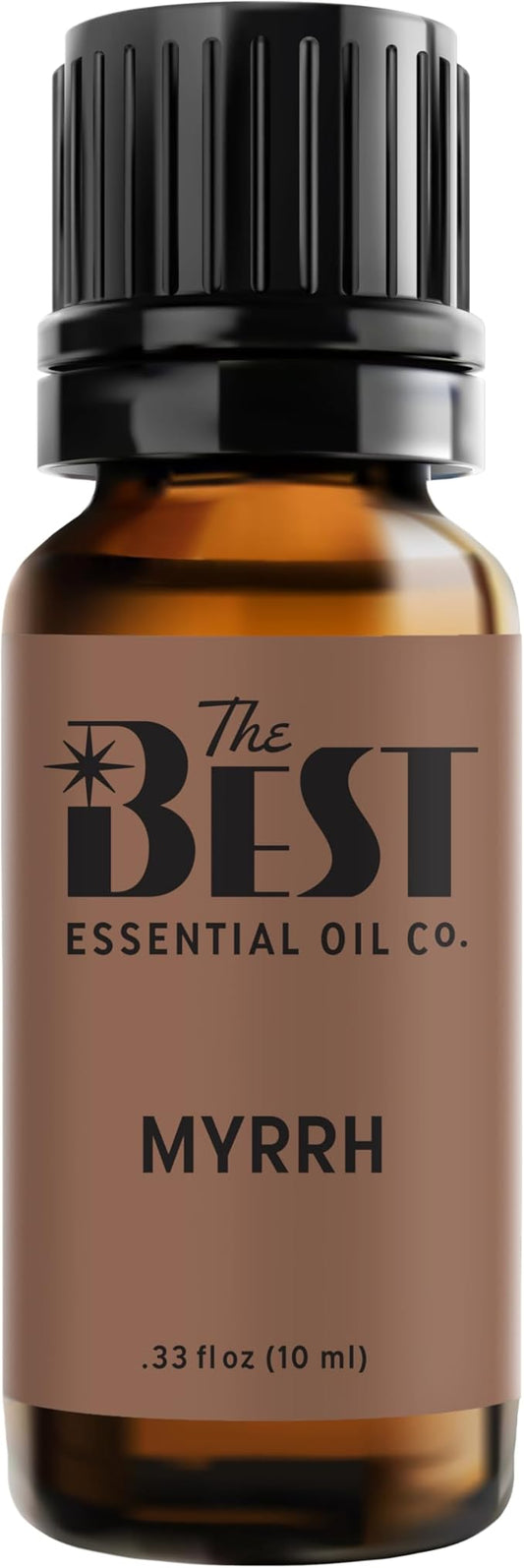 The Best Myrrh Essential Oil Premium Grade- 100% Pure & Natural for Aromatherapy, Diffuser, Spa, Massage, Air Freshener- 10 ml (.33 fl oz)