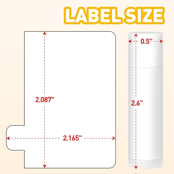 DMSKY 50 Pack Lip Balm Unlabeled, Natural Lip Balms Bulk Blank Tube, Lip Balm for Party Favors and Gift Basket Filling, Wedding or Baby Shower-5 Flavors