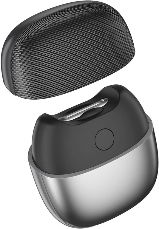 YFLife 2025 Electric Nail Clipper Integrated Cutting and Grinding, with Led Light, 2 Speed, Quiet and Portable Baby Nail Trimmer for Autism Kids Adult Seniors (Black)