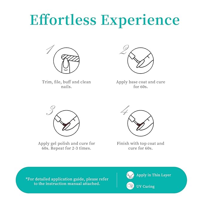 MAYCHAO 15ML Gel Nail Polish 1Pc Deep Oceanside Gel Polish Soak Off UV LED Nail Polish Nail Art Starter Manicure Salon DIY at Home, 0.5 OZ