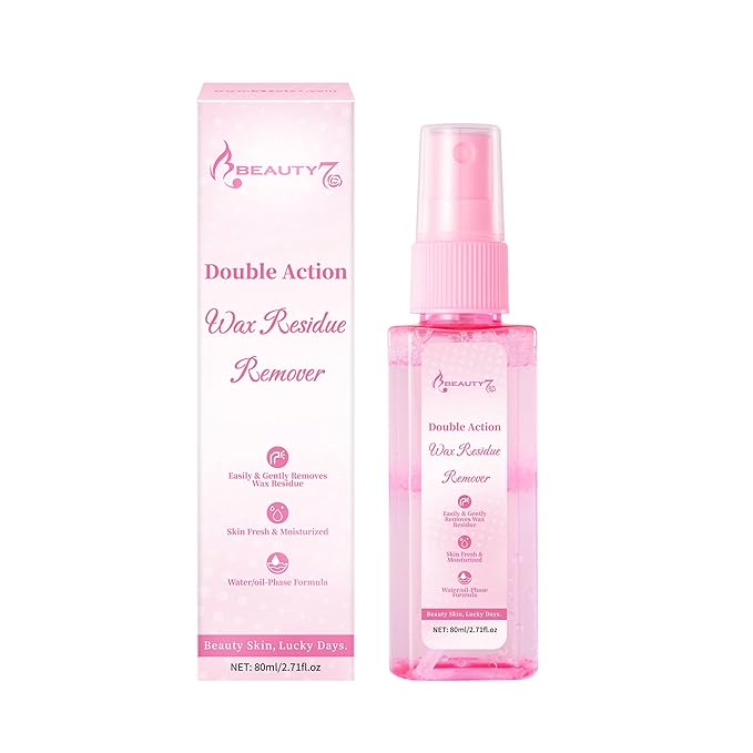Beauty7 Post Wax Residue Remover, Post Wax Oil, After Waxing Spray, Easy& Gently Hair Remover Waxing, After Waxing Care Product 2.71 oz/ 80ml