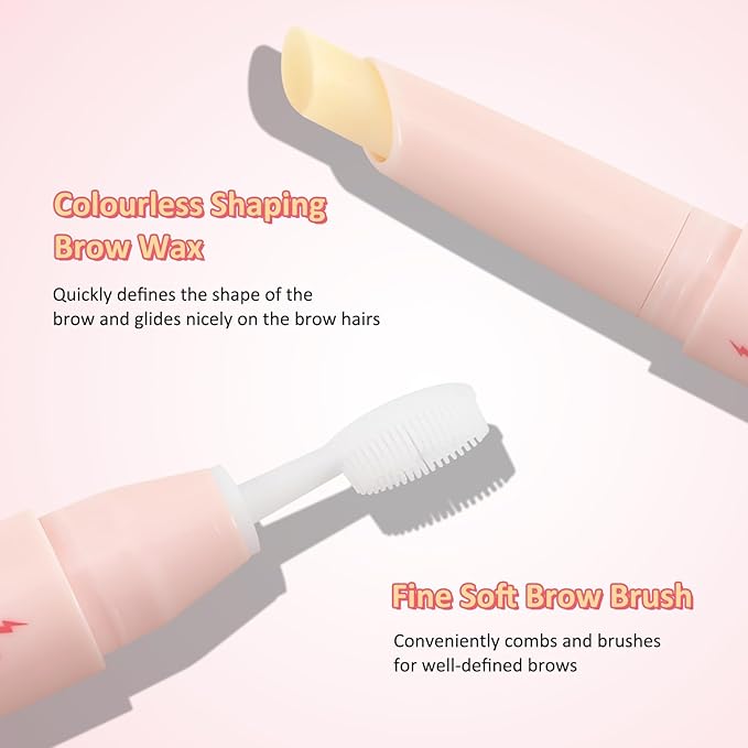 Boobeen Brow Wax, Waterproof Eyebrow Wax Styling Pencil, Eyebrow Gel，Shaping with Slanted Tip Application, Long-Lasting Hold