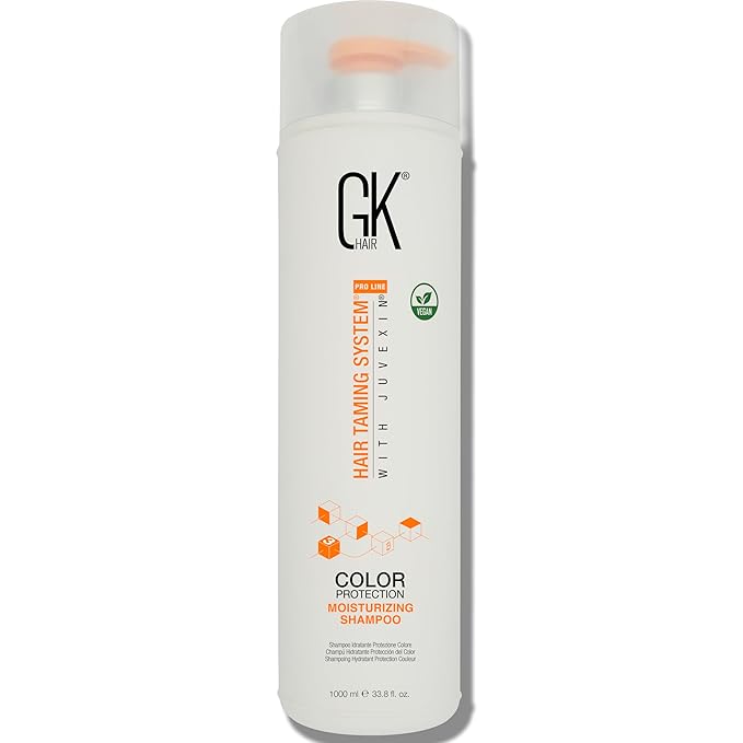 GK HAIR Sulfate-Free Moisturizing Shampoo for Women Deep Conditioning Hair Mask with Keratin and Argan Oil Frizz Control Hydrate Treatment for Dry Color-Treated Damaged Hair – 33.8 Ounce