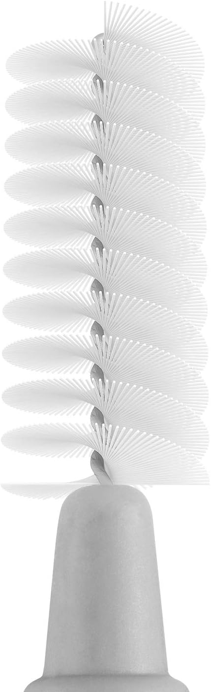 TePe Interdental Brush Original, Soft Dental Brush for Teeth Cleaning, Pack of 6, 1.3 mm, Extra-Large Gaps, Gray, Size 7