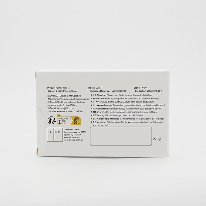 FVION Precision Cuticle Clippers – Professional Cuticle Trimmer and Dead Skin Remover, Sharp Stainless Steel Nail Tool for Manicure and Pedicure - 5mm