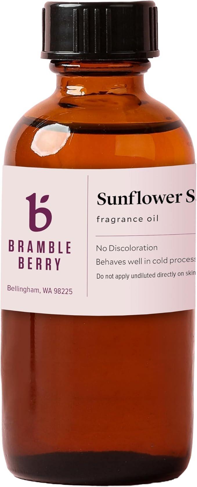 Bramble Berry Sunflower Sandalwood Fragrance Oil 2 oz | Warm Floral Scent for Soap Making, Candles, Bath Bombs, Lotion & Perfume | Skin Safe, Vegan, Paraben & Phthalate Free