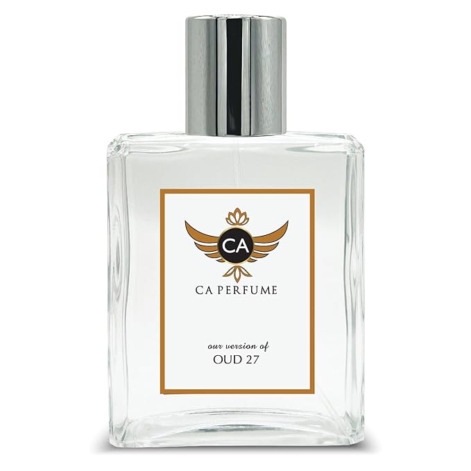 CA Perfume Impression of Oud 27 for Women and Men Eau De Parfum Amber Woody Scent Long Lasting Unisex Fragrance Signature Scent for Day and Night Wear 3.4 Fl Oz 100ml