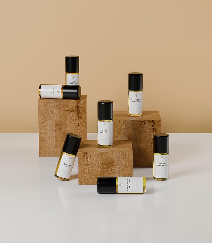 Eternal perfume oils - Discovery Set6 (7 x 5ml/1.18 fl. oz) - Testing Sampler Fragrances - Diverse Fragrance Collection - Inspired by Luxury Scents - Long-Lasting - Perfumes Sample Collection