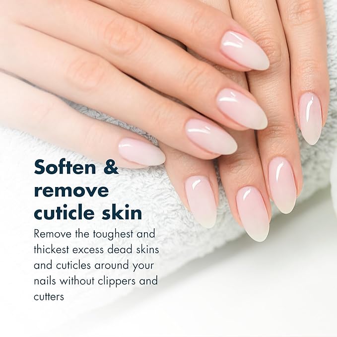 Instant Cuticle Remover Gel, Professional Cuticle Softener with Instant 15-Second Removal, 8oz Bottle for Hand, Foot & Nail Care, Salon Quality Manicure & Pedicure Supplies