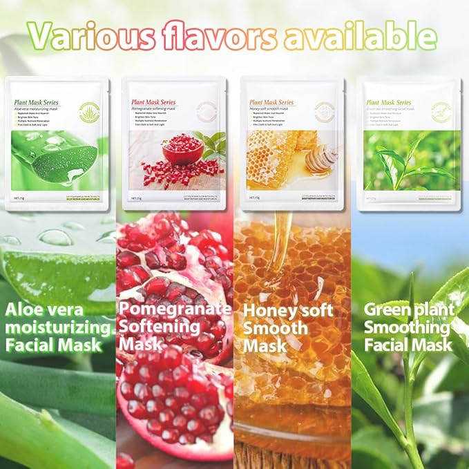 evpct 12Pack Kids Face Masks for Kids Girls Spa, Girls Kids Facial Spa Day Slumber Sleepover Birthday Party Favors Supplies Kit for Girl, Kid Friendly Facial Face Sheet Masks Bulk Skincare for Kid, B1