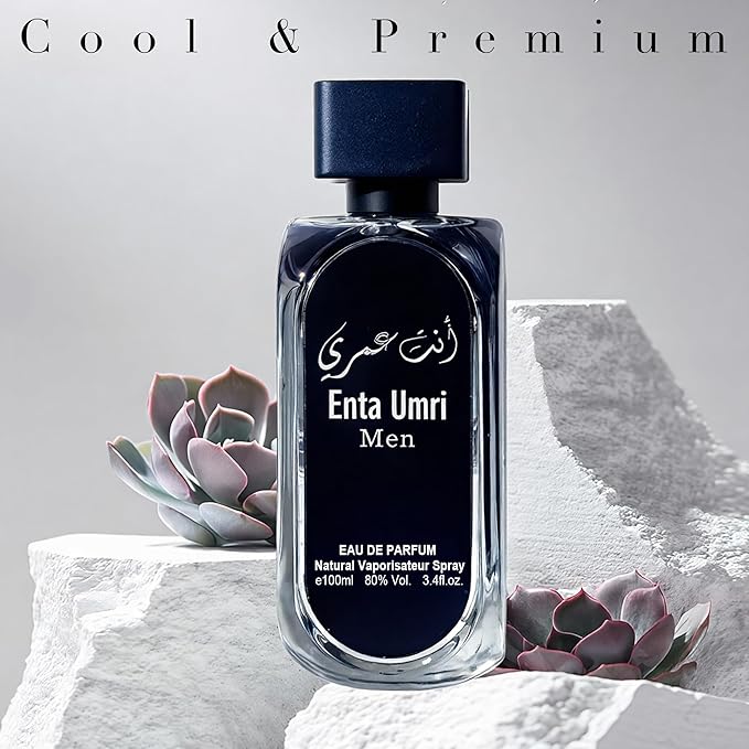 Enta Umri Long-Lasting Cologne for Men | Fresh Citrus & Woody Scent | Eau de Toilette 100ml Spray | Day to Night Fragrance