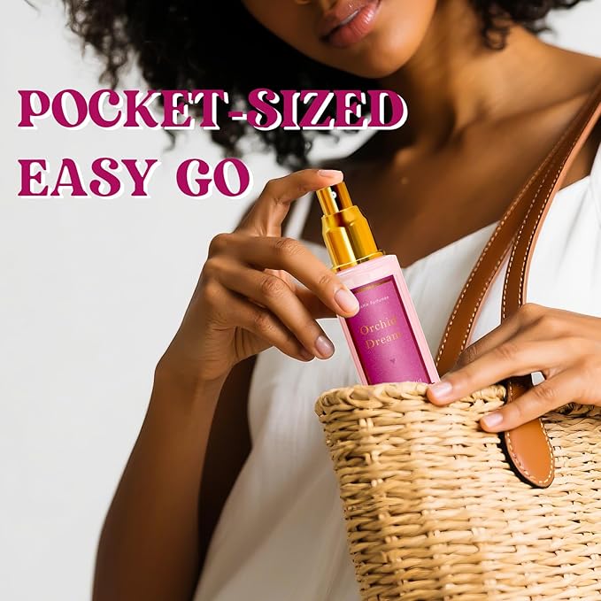 Body Spray for Women 3 Pack, Fragrance Mist Gift Set, Travel Size Each 60ml, Vanilla Orchid Lychee