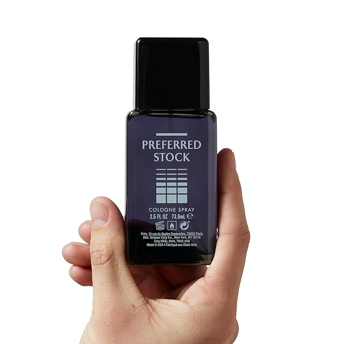 Stetson Preferred Stock - Cologne Spray for Men - Leathery, Woody, and Casual Aroma with Fragrance Notes of Cypress, Balsam Fir, and Sandalwood - 2.5 Fl Oz