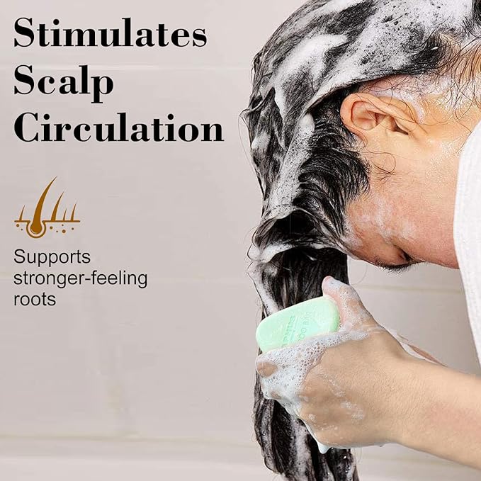 Rosemary Oil Shampoo Bar & Argan Conditioner Bar Set – Strengthening, Volumizing Solid Duo for Fine or Thinning Hair – Natural Hair Growth & Scalp Refresh