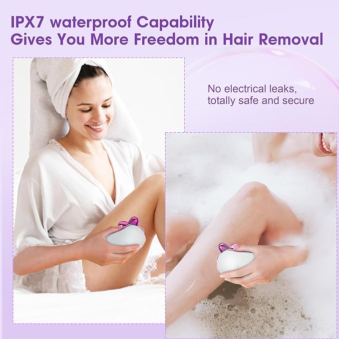 Electric Razors for Women Legs:5D Magnetic Detachable Head Flawless Razor-IPX7 Waterproof Wet Dry Cordless Trimmer-USB Rechargeable Travel Kit
