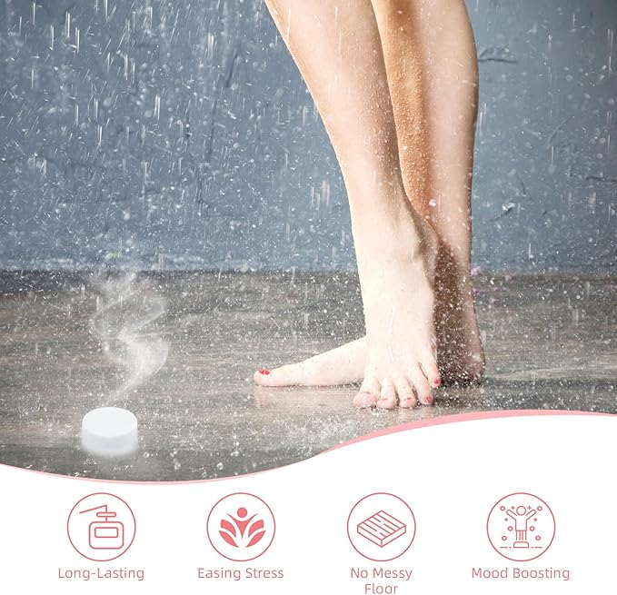 Shower Steamers Aromatherapy, 24-Pack Shower Bombs Birthday Gifts for Women, Christmas Stocking Stuffers Gifts with Eucalyptus Mint Lavender Watermelon Grapefruit Tangerine Essential Oils