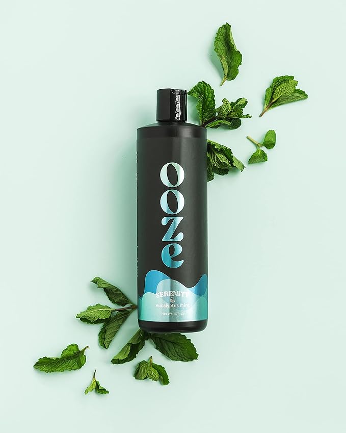 OOZE Eucalyptus Mint Bubble Bath (473ml) - Bubble Bath for Women Relaxing, Clean, Crisp & Refreshing - Self-Care & Wellness - Zero Parabens, Cruelty-Free, Made in The USA