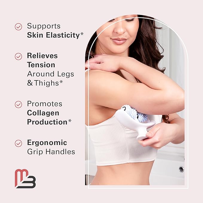 Arnica Sore Muscle Massage Oil and Massager Kit | Relaxing Post-Workout Recovery Duo for Sore Arms, Joints, Legs Cramps, and Lymphatic Drainage, Fast-Acting Formula, 8 fl oz by M3 Naturals