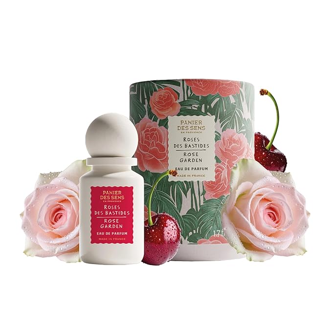 Panier des Sens - Rose Garden Women Perfume 1.7 Floz – Floral, Rose Perfume - Daily Luxury Women's Fragrances - Eau de Parfum Crafted in Grasse, France - Gifts for Her - Elegant Packaging