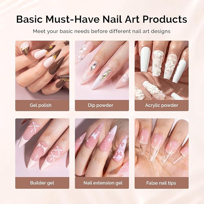 MelodySusie 2PCS Nail Dehydrator and Primer, Professional Natural Hema Free and Acid Free Primer,Dehydrator for Acrylic Powder and Gel Nail Polish,Fast Dry 15ML