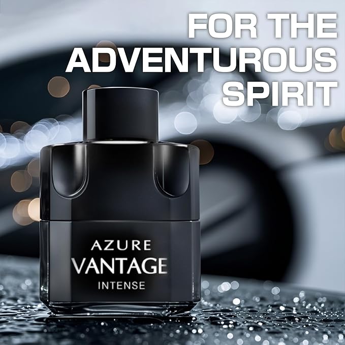 3Pack Men Cologne Azure Vantage Series Eau De Parfume Spray with Woody Floral & Fruity Scent Perfume Gift Set Day to Night Luxury Fragrances