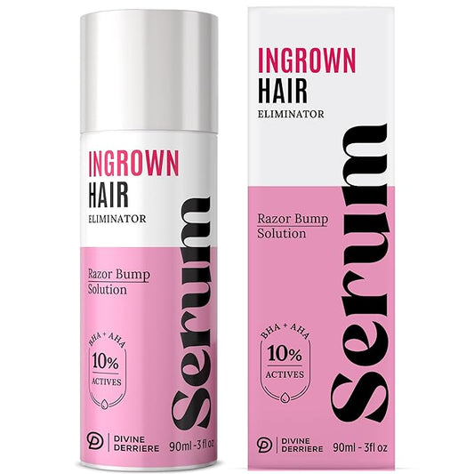 Razor Bump Stopper with Dark Spot Remover, Ingrown Hair Treatment for Bikini Area and Razor Bumps Treatment - Salicylic Acid After Shave Solution for Ingrown Hairs & Razor Burns