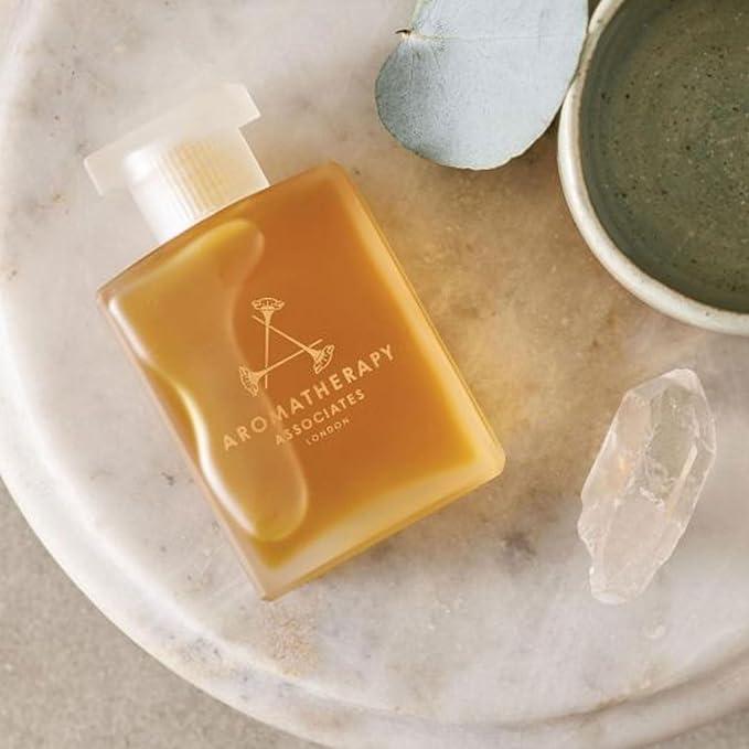 Aromatherapy Associates Revive Evening Bath and Shower Oil – Natural Hydrating Oil with 3 Essential Oils to Refresh Mind, Body, and Spirit (1.86 oz)