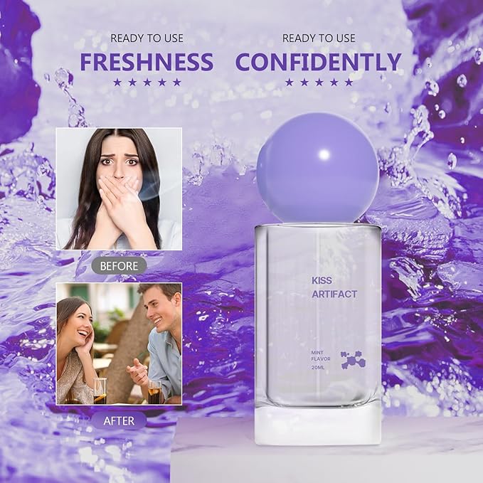 2Pcs Probiotic Oral Spray for Long-Lasting Freshness,Alcohol-Free Oral Spray with Probiotics for Breath Care,Convenient Travel-Sized Breath Spray (20ml/0.68floz)